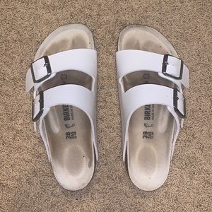 white birkenstocks